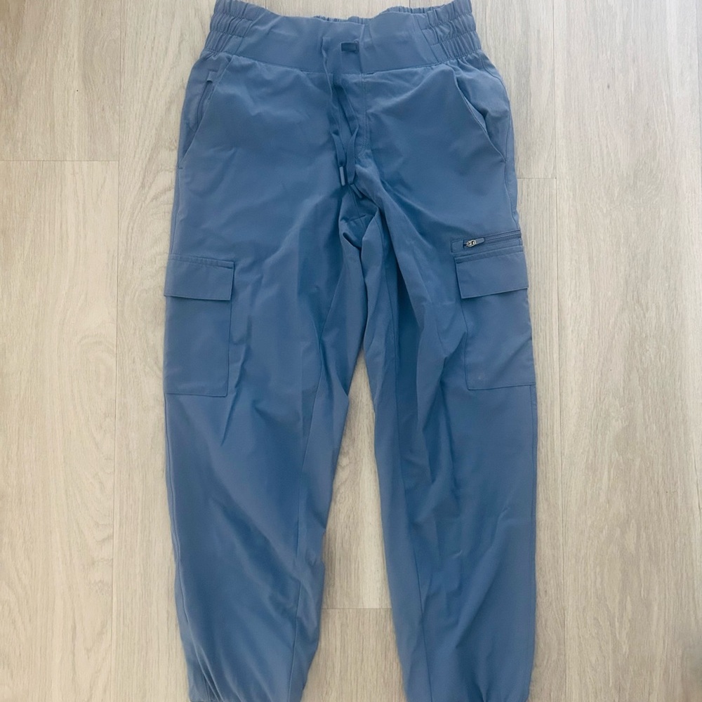Target Blue Track Pants with Relaxed Fit